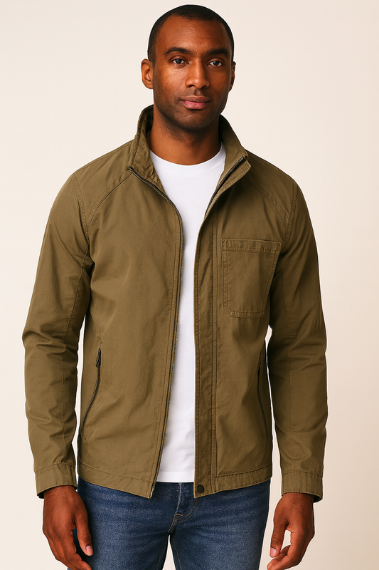 Windbreaker Cargo Impermeabile Leggero Uomo