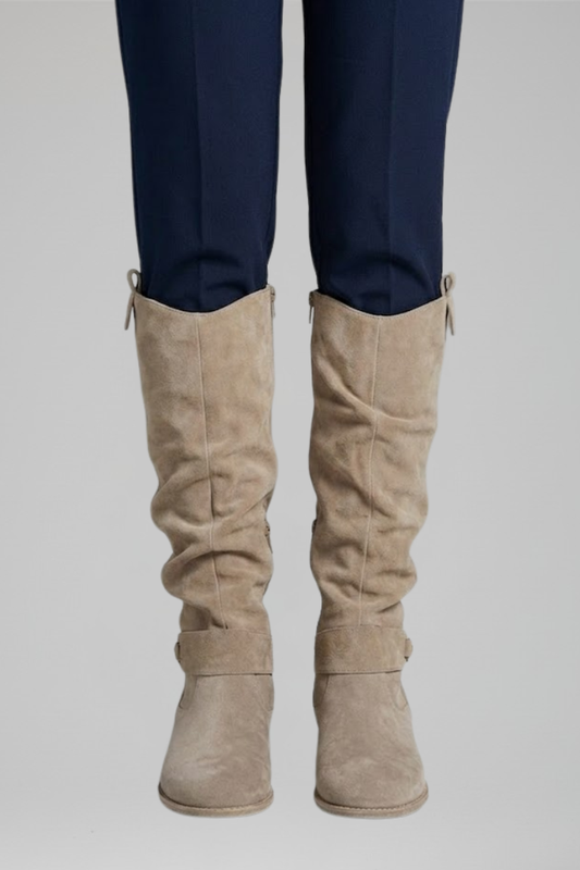 Round-Toe Orthopedic Knee-High Boots