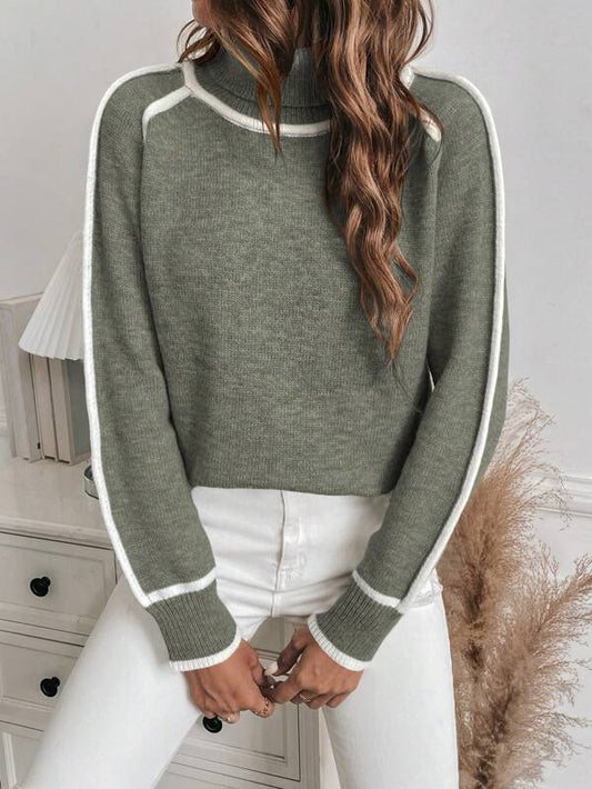 Maglione Foderato Caldo per l'Inverno
