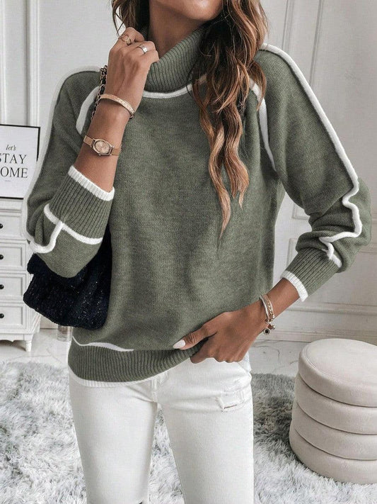 Maglione Foderato Caldo per l'Inverno