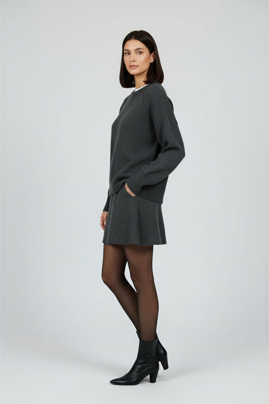 Completo Coordinato In Maglia Soffice