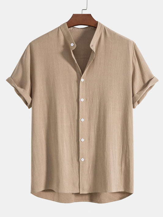 Completo Estivo in Lino Camicia e Pantaloni Uomo