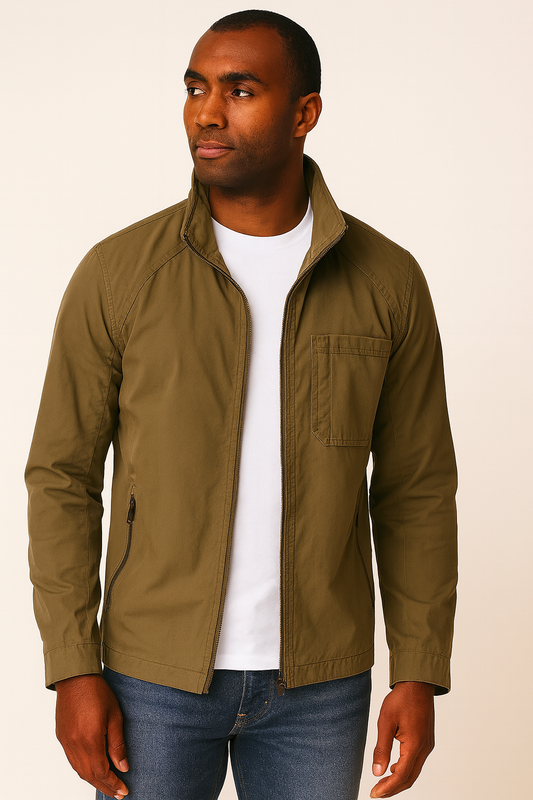 Windbreaker Cargo Impermeabile Leggero Uomo