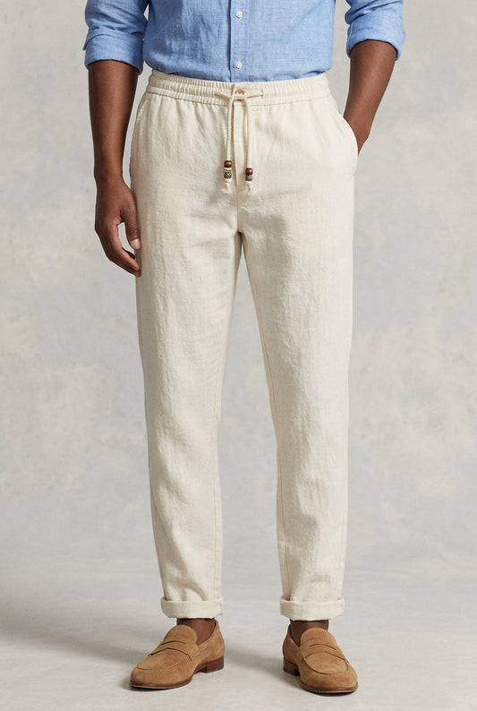 Pantaloni Estivi Leggeri in Lino con Coulisse